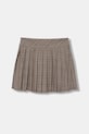 Guess spódnica dziecięca wzorzyste brązowy J5BD06.W3190.9BYA