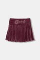 Guess spódnica dziecięca J5BD10.K0232.9BYA bordowy AW25