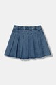 United Colors of Benetton spódnica jeansowa dziecięca 488PC002H.G.seasonal niebieski AW25