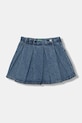 Dievčenská rifľová sukňa United Colors of Benetton bavlna modrá 488PG0018.P.seasonal