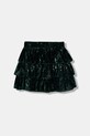 United Colors of Benetton spódnica dziecięca rozkloszowany zielony 4OZGC002M.G.Seasonal