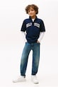 Tommy Hilfiger jeansy dziecięce ARCHIVE EMB jeansy niebieski KB0KB09710.9BYA