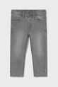 Бебешки дънки Mayoral jeans slim fit basic 510.3B.Baby.9BYA сив AW25