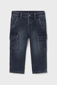 Mayoral jeansy dziecięce soft denim cargo 2505.3B.Baby.9BYA granatowy AW25