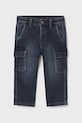 Mayoral jeans copii soft denim cargo 2505.3B.Baby.9BYA bleumarin AW25