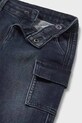 Mayoral jeansy dziecięce soft denim cargo granatowy 2505.3B.Baby.9BYA