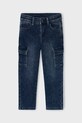 Mayoral jeansy dziecięce soft denim cargo 4563.5D.Mini.9BYA niebieski AW25