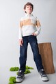 Mayoral jeansy dziecięce soft denim cargo 4563.5D.Mini.9BYA niebieski