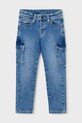 Детские джинсы Mayoral soft denim cargo Planet friendly голубой 4563.5D.Mini.9BYA
