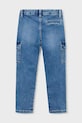 Mayoral jeansy dziecięce soft denim cargo 4563.5D.Mini.9BYA niebieski AW25