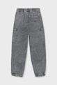 Dječaci Dječje traperice Mayoral denim cargo 7564.7C.Junior.9BYA siva