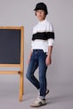 Mayoral jeans copii soft denim Planet friendly bleumarin 7570.7E.Junior.9BYA