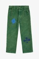 Bobo Choses jeansy dziecięce Bobo Joker 225AC084 zielony AW25