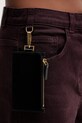 Elisabetta Franchi jeansy fioletowy PJ04D56E2
