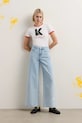 Karl Lagerfeld jeansy KL X DISNEY A3W10120 niebieski AW25