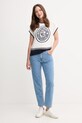 United Colors of Benetton jeansy 4OHWDF02Z niebieski AW25