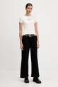 Τζιν παντελόνι Guess Jeans W5YA0O.D0141 μαύρο AW25