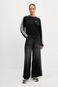 adidas Originals farmer Denim Wide Pant JV7453 fekete AW25