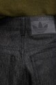 adidas Originals jeansy Baggy Shine Dnm czarny KE9799