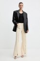 Patrizia Pepe jeansy 2P1710.D134 beżowy AW25