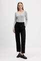 Abercrombie & Fitch pantaloni KI156.5521.900 negru AW25