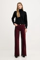 Guess jeansy W5BA96.WFQYB bordowy AW25