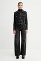 Levi's jeansy RIBCAGE WIDE LEG A6081.0055 czarny AW25