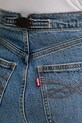 Džíny Levi's RIBCAGE FL WESTERN modrá 001UT