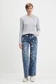 Desigual jeansy DAISYS 25WWDD16 niebieski AW25