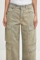 Rick Owens DRKSHDW jeansy bawełniane Double Cargo beżowy DS02E7308.DMP