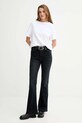 AllSaints jeansy MAISIE W029ED czarny AW25