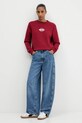Guess Jeans jeansy W5BA2X.D5M47 niebieski AW25