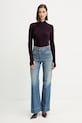 Victoria Beckham blugi din bumbac 1425DJE005218Y.R albastru AW25