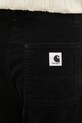Carhartt WIP pantaloni in velluto a coste W' Simple Pant nero I033889.8902