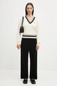 Carhartt WIP pantaloni in velluto a coste W' Simple Pant I033889.8902 nero