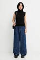 Carhartt WIP jeansy W' Brandon Double Knee Pant I034635.106 niebieski