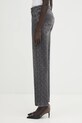 Marine Serre jeansy Moon Laser Grey Wash Denim Straight WPA128BCDEN0006 szary AW25