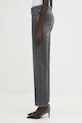 Marine Serre jeansy Moon Laser Grey Wash Denim Straight WPA128BCDEN0006 szary AW25