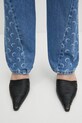 Marine Serre jeansy Moon Laser Denim Baggy niebieski WPA169ACDEN0002