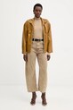 Haveone jeansy PFA.P050 beżowy AW25