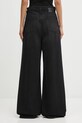 Odzież GANNI jeansy Soft Rigid Denim Baggy J1853 czarny