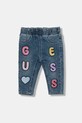 Guess jeansy niemowlęce jeansy niebieski A5YA00.D4CA0.9BYA