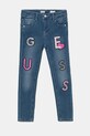 Guess jeansy dziecięce z regulacją niebieski K5YA02.D4CA0.9BYA