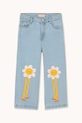 Tinycottons jeansy dziecięce DAISIES JEANS jeansy niebieski AW25.444