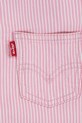 Levi's ogrodniczki dziecięce RAILROAD STRIPE OVERALL różowy 6EM321.G