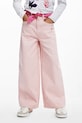 Desigual jeansy dziecięce jeansy różowy 25WGPW02