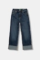 United Colors of Benetton jeans copii reglabil albastru 4AW7CE049.G.seasonal