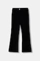 United Colors of Benetton spodnie sztruksowe dziecięce z elastanem czarny 4DZBCE04K.G.Seasonal