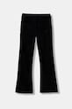 United Colors of Benetton spodnie sztruksowe dziecięce 4DZBCE04K.G.Seasonal czarny AW25