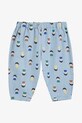 Bobo Choses jeans bebeluși Game Pawns 225AB082 albastru AW25